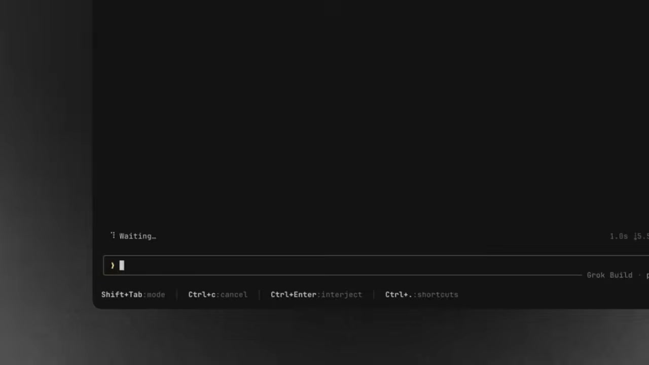 Grok Build Beta：xAI 推出會自己規劃、執行、驗證的終端機 coding agent