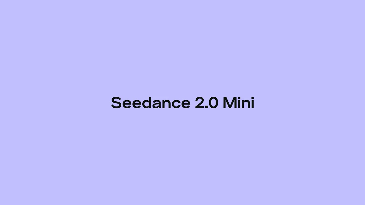 Seedance 2.0：原生4K，電影級別